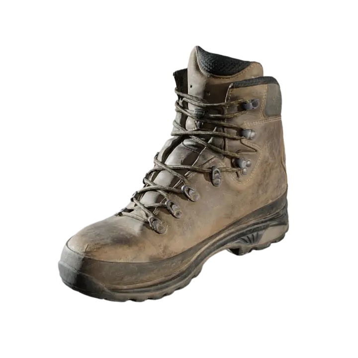 Vintage Hiking Boots 3D Outdoor Hiking Workwear Boots GORE-TEX High-top Waterproof Boots 3D model preview on Freecreat