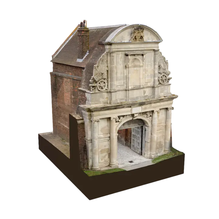 Tilbury Fort Watergate 3D Building Model AR 3D model preview on Freecreat