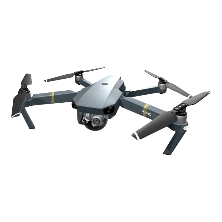 DJI Mavic Pro DJI UAV 3D model preview on Freecreat