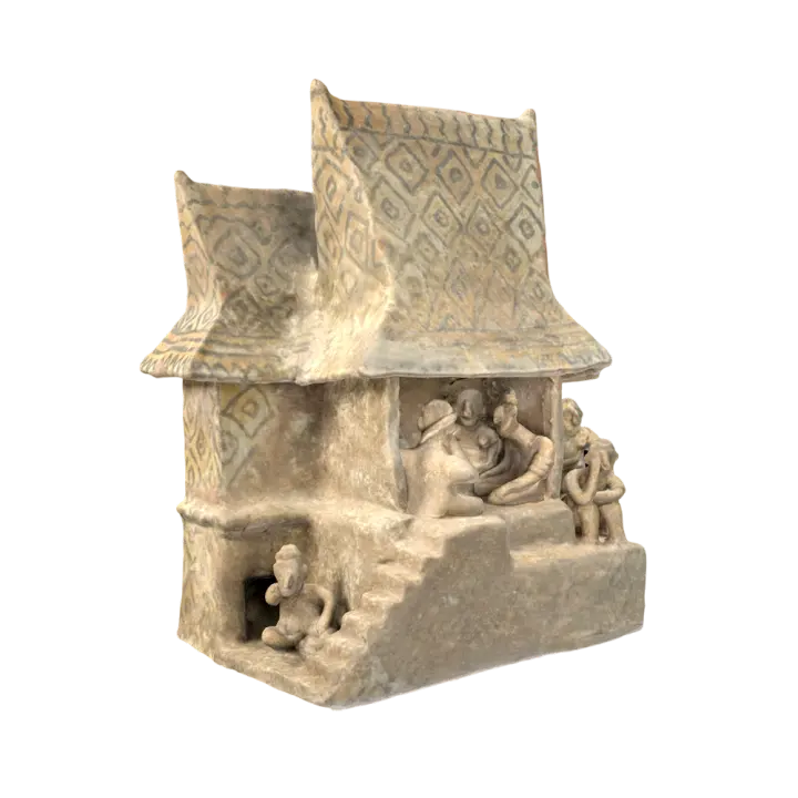 Model of the Sacrificial Banquet House (Nayarit region) 3D model preview on Freecreat