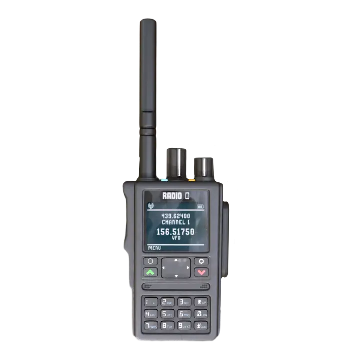 Portable dual frequency walkie talkie radio 3D model preview on Freecreat