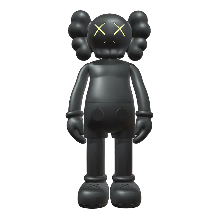 KAWS Companion Open Edition Vinyl Figure Trendy Doll Handmade Black 3D model preview on Freecreat