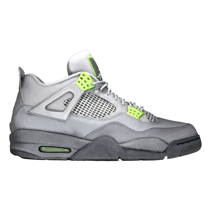 Nike Air Jordan 4 se'95 Neon AJ4 Low cut Basketball Shoes 3D model preview on Freecreat