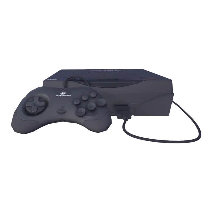 SegaSaturn Sega Saturn Home Game Console 3D model preview on Freecreat
