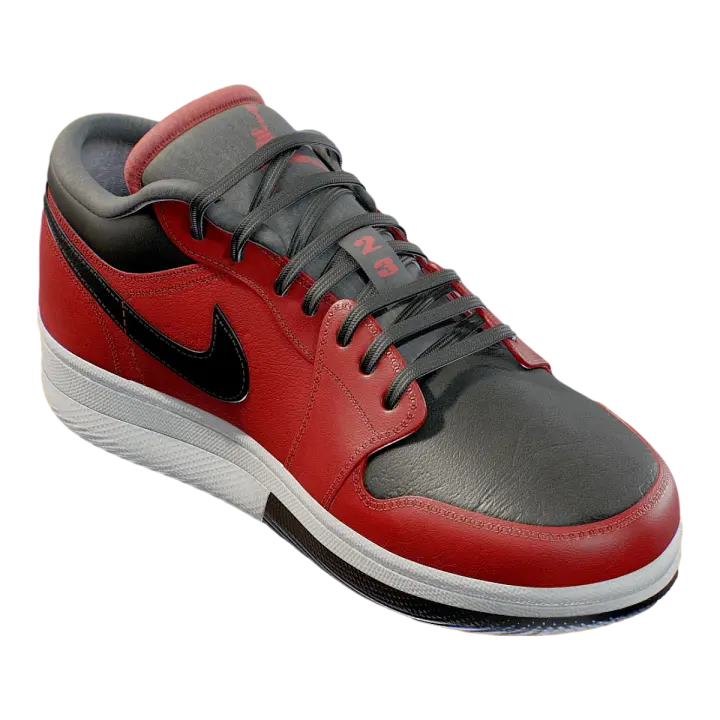 Nike AirJordan 1Low Red 3D model preview on Freecreat