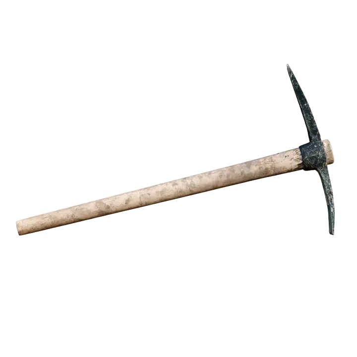 Crane hoe, manuscript, gardening tool 3D model preview on Freecreat