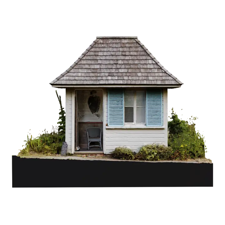Alan Tyrell's Writing House 3D model preview on Freecreat