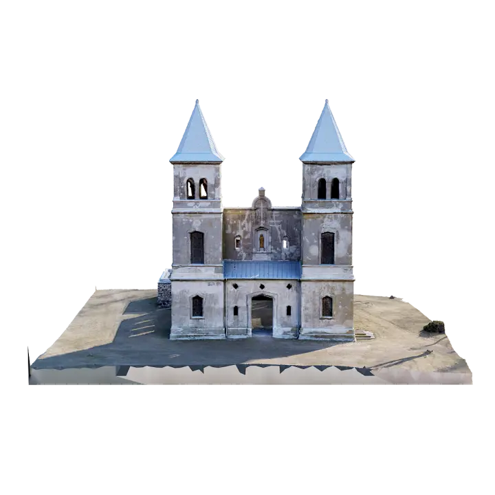 Lithuanian Old Church 3D model preview on Freecreat