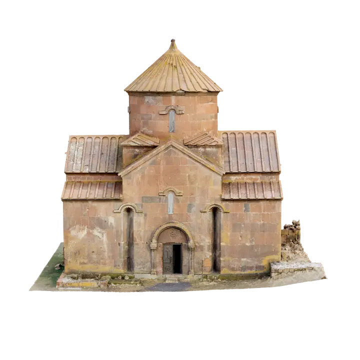San Carapet Church in Amini 3D model preview on Freecreat