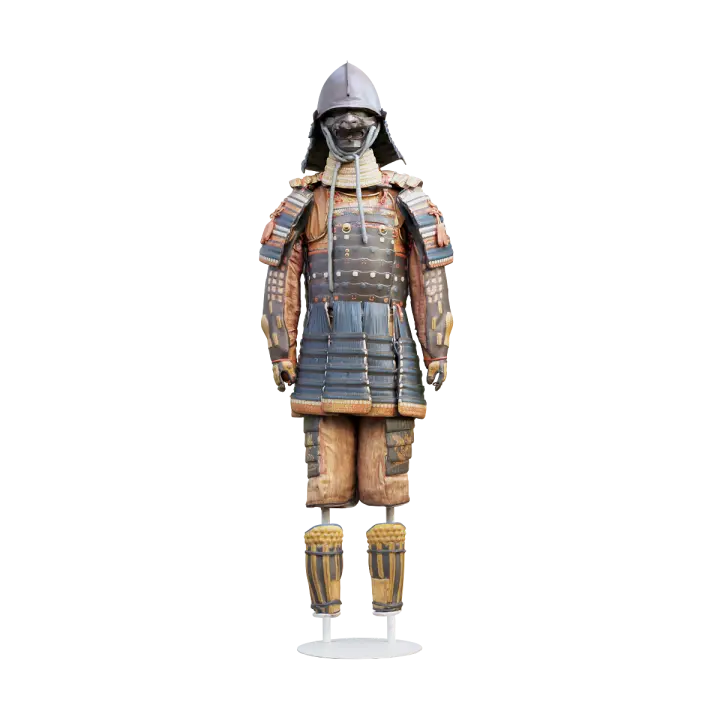 Ancient Japanese Warrior Armor - Spanish National Army Museum 3D model preview on Freecreat