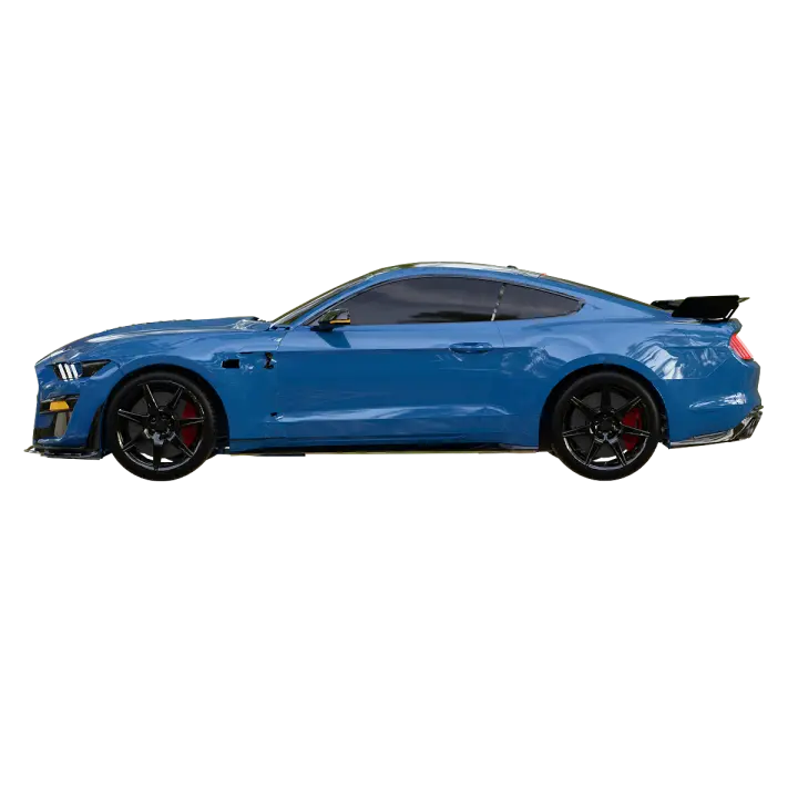 Ford Mustang Shelby GT500 sports car 3D model preview on Freecreat