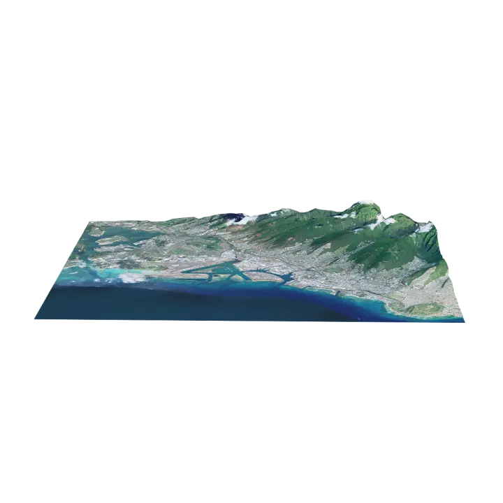 Honolulu, Hawaii 3D model preview on Freecreat