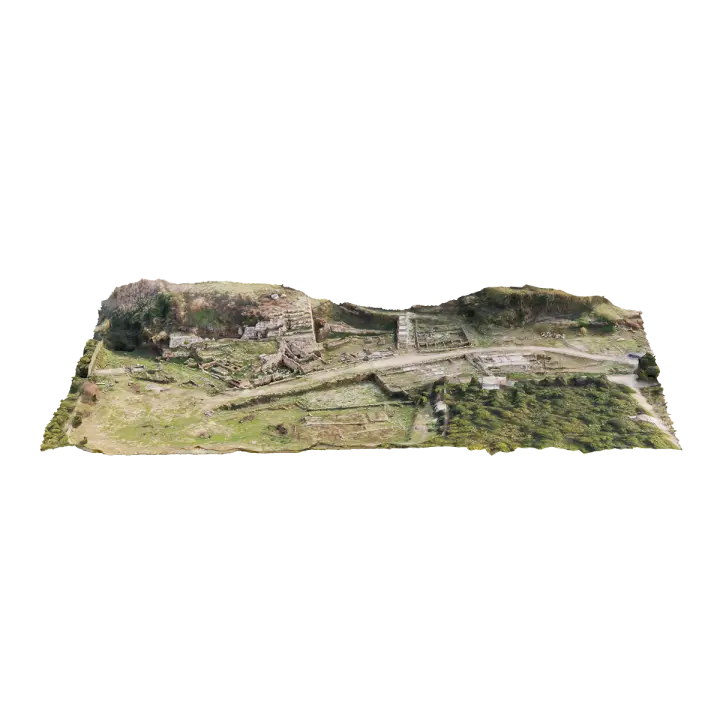 The Ashmon Temple in Lebanon 3D model preview on Freecreat