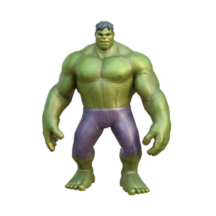 Hulk Hulk 3D Animation Model 3D model preview on Freecreat