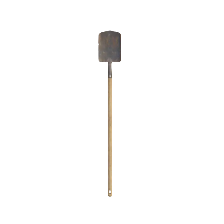 Rusty shovel 3D model preview on Freecreat