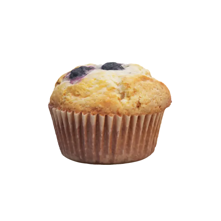 Blueberry Muffin Cake 3D model preview on Freecreat