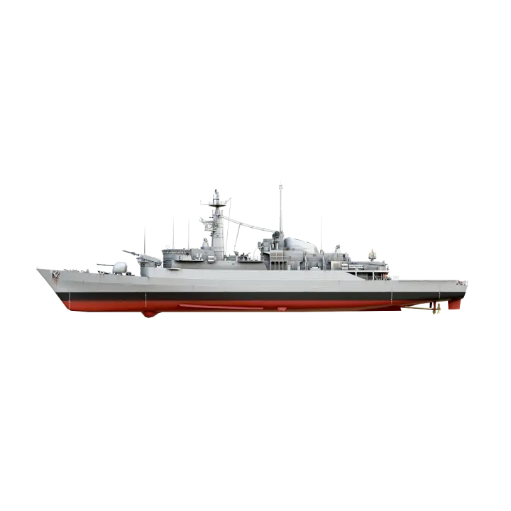 British Amazon Class 21 frigate 3D model preview on Freecreat