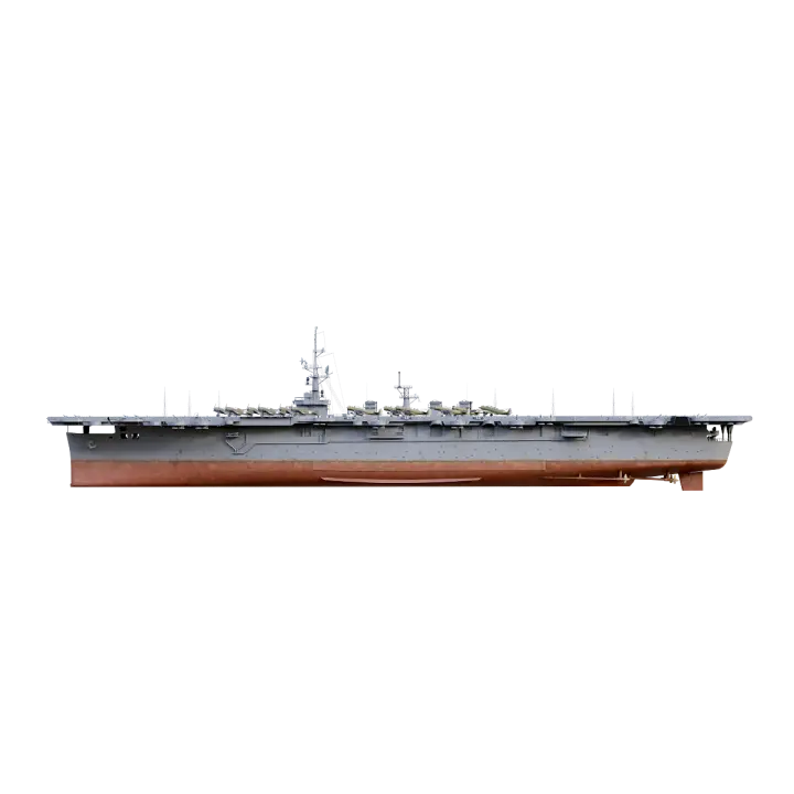 The aircraft carrier "Yoguang" of the Republic of China 3D model preview on Freecreat