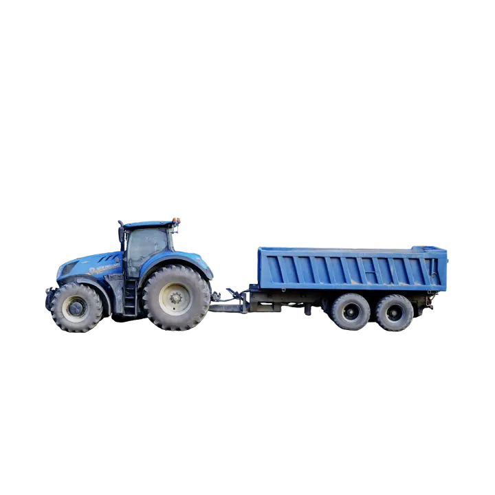 New Holland T7 tractor 3D scan 3D model preview on Freecreat
