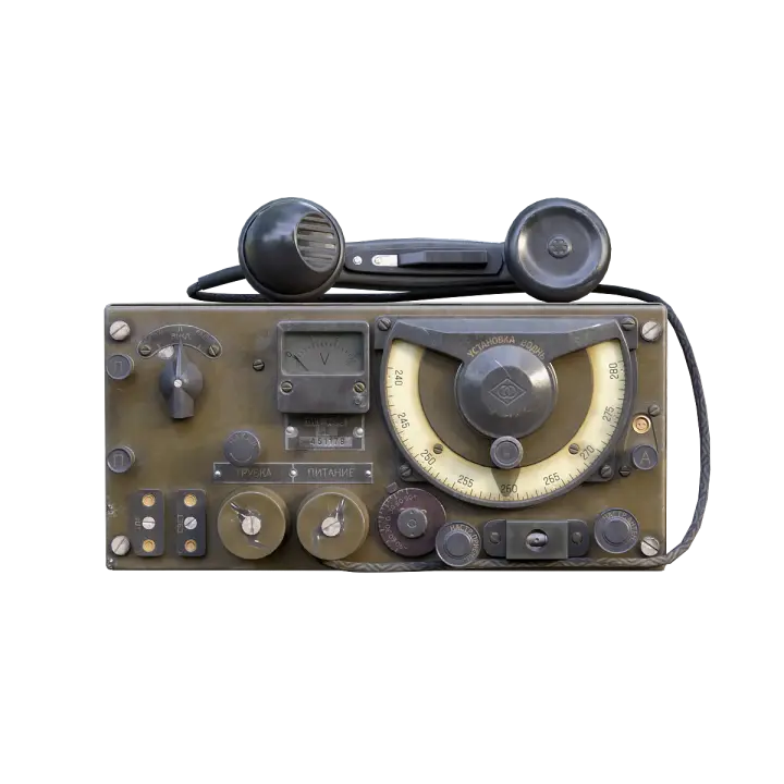 A7B Soviet Military Radio 3D model preview on Freecreat