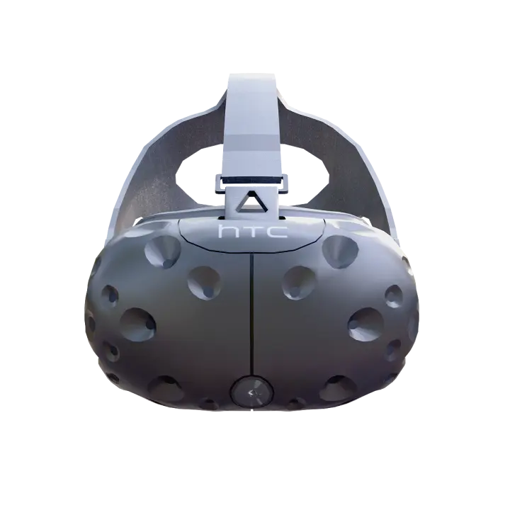 HTC Vive Head-Mounted Display 3D model preview on Freecreat