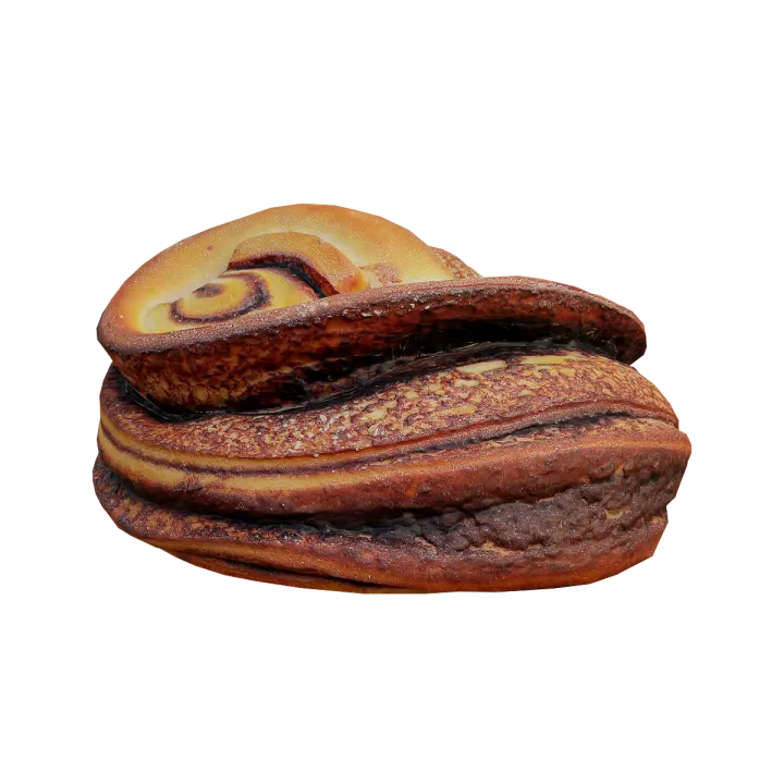 Cinnamon Rolls 3D model preview on Freecreat