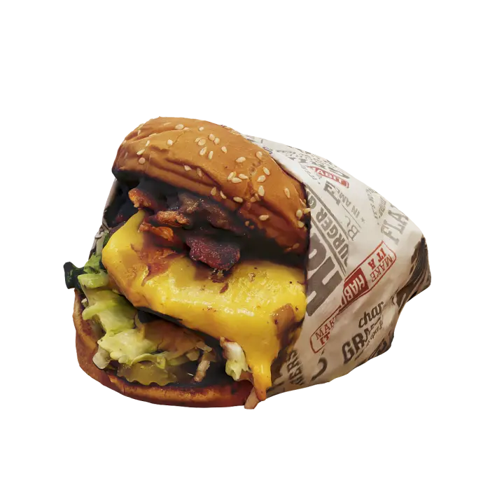 American Habit Cheeseburger 3D model preview on Freecreat