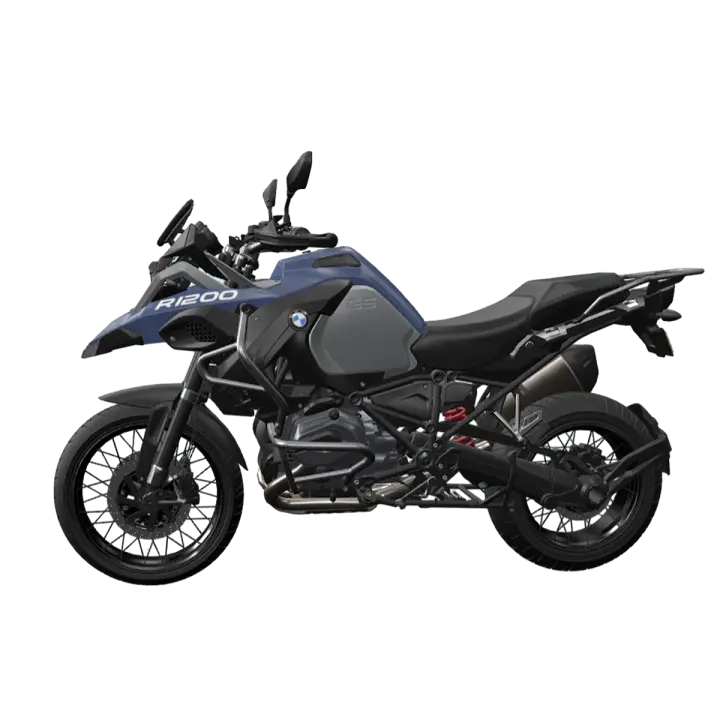Off road motorcycle BMW R1200GS 3D model preview on Freecreat