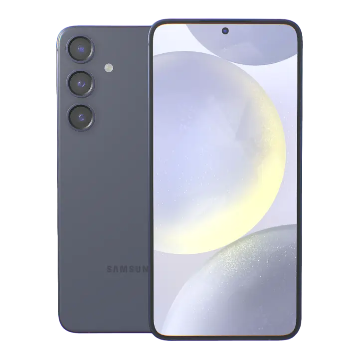 Samsung Galaxy S24 Cobalt Purple 3D model preview on Freecreat