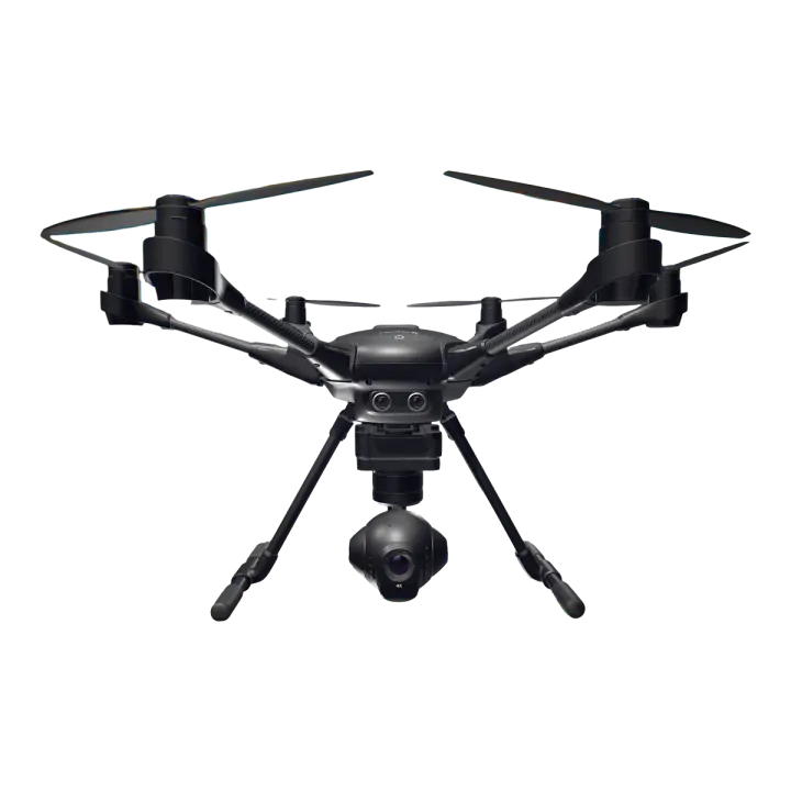 Intelligent six rotor drone Haoxiang Typhoon H 3D model preview on Freecreat