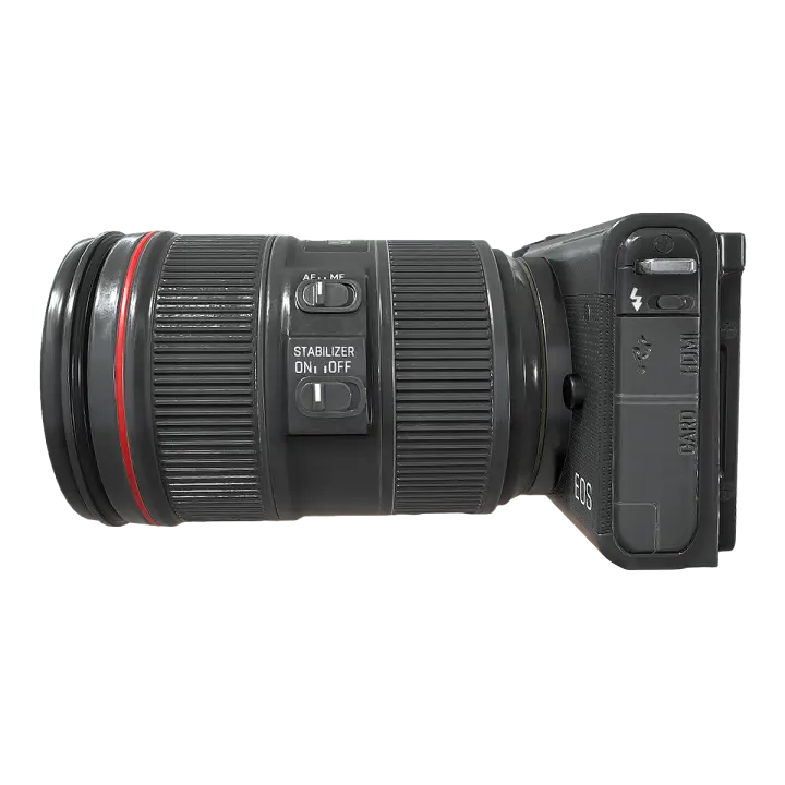 2017 Canon EOS M100 DSLR Camera 3D model preview on Freecreat