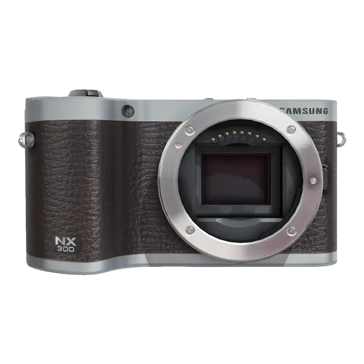 2013 Samsung NX300 DSLR Camera 3D model preview on Freecreat
