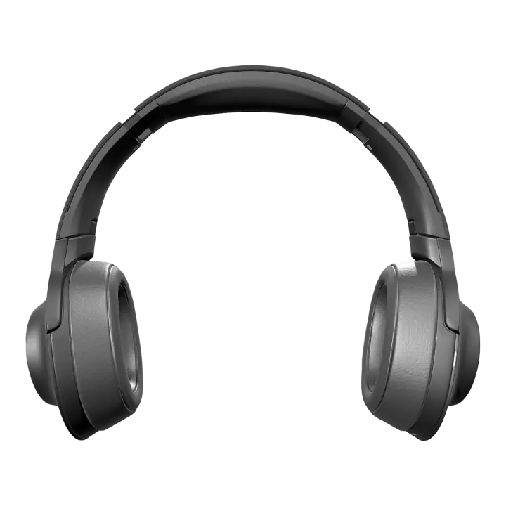 Sony WH-H900N gray black 3D model preview on Freecreat