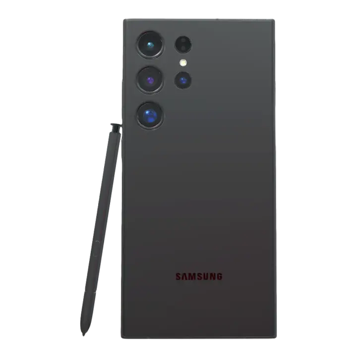 Samsung Galaxy S24 Ultra Titanium Black 3D model preview on Freecreat