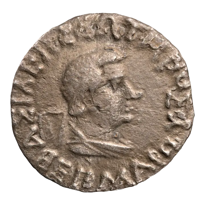 Greek King Heraeus Drachma Silver Coin 3D model preview on Freecreat