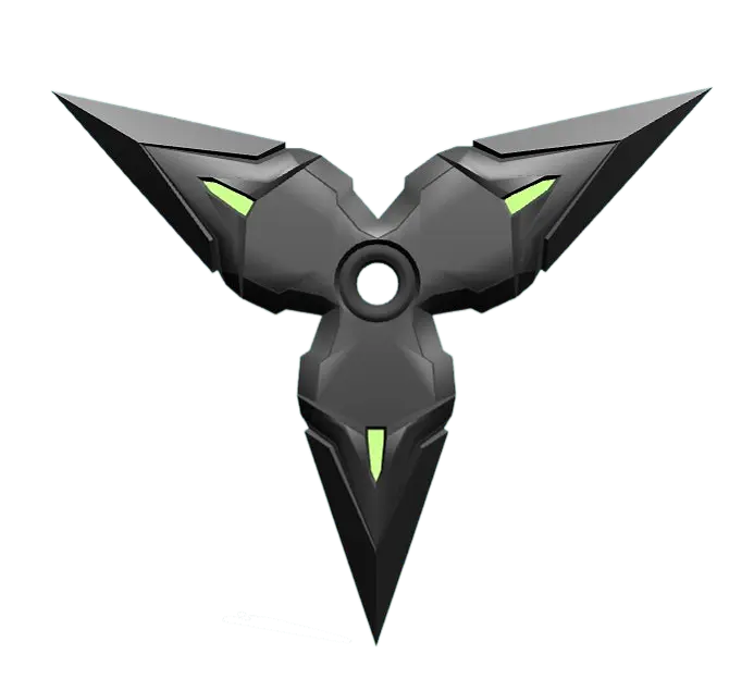 Props in the game Overwatch: Genji's Dart 3D model preview on Freecreat