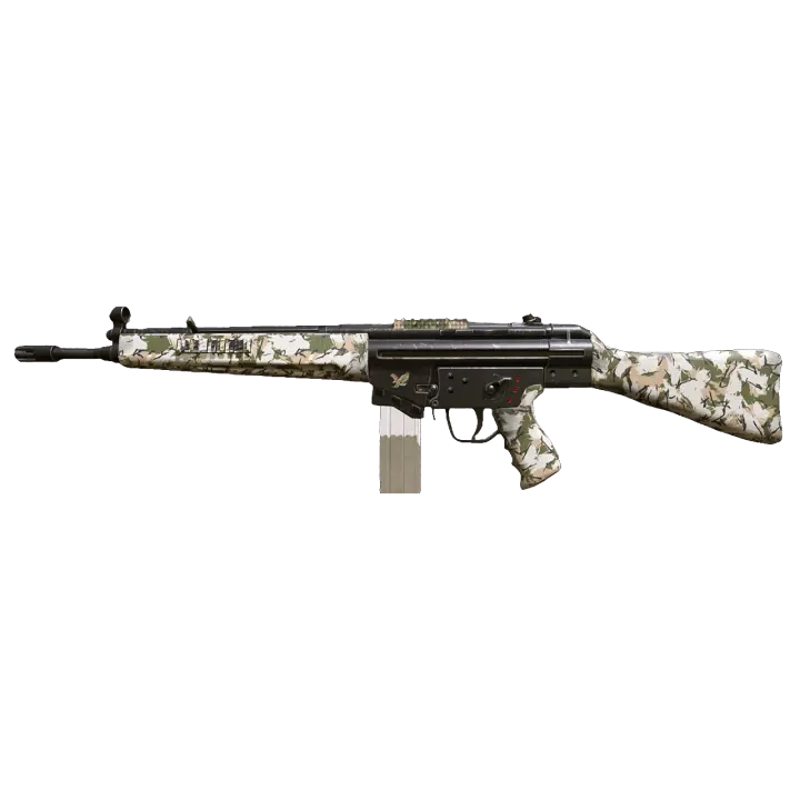 Weapons in the game "Rainbow Six: Siege": Heckler&Koch-G3 3D model preview on Freecreat
