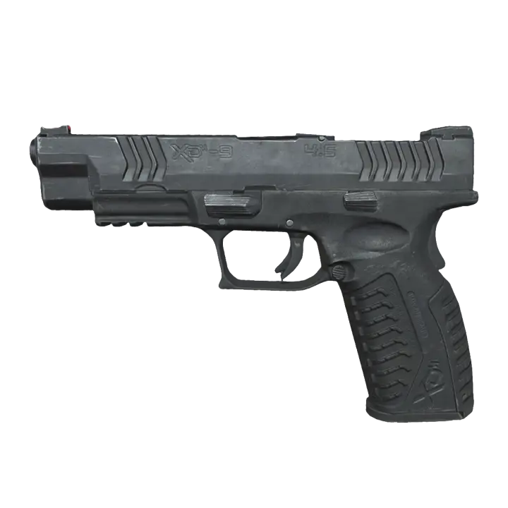 Weapon in the game "Rainbow Six: Siege": XD-M 3D model preview on Freecreat