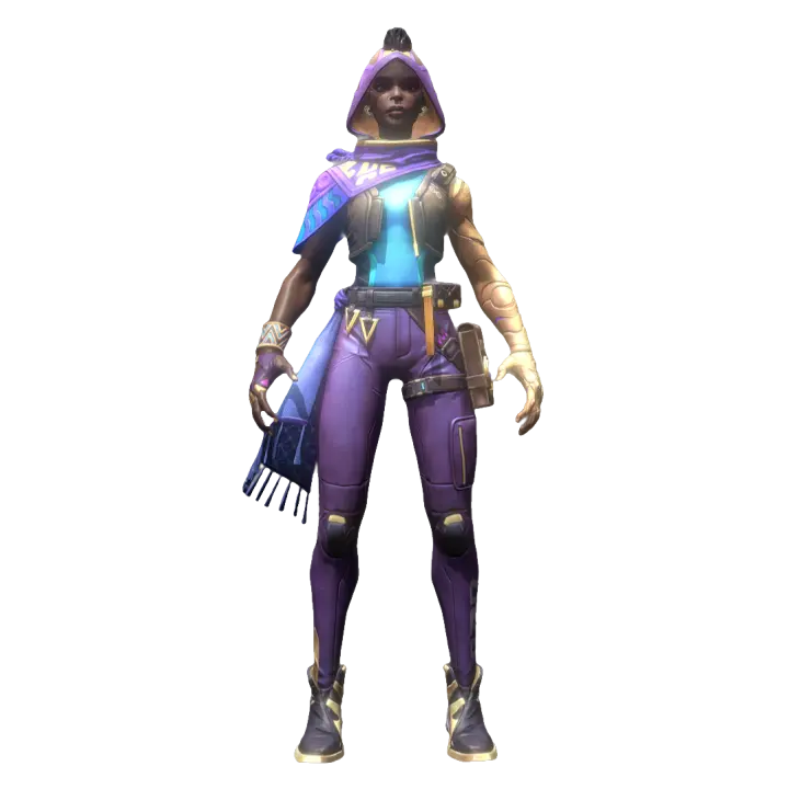 The character in the game "Valorant": Star Talisman 3D model preview on Freecreat