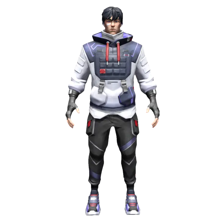 Characters in the game "Valorant": One Decision 3D model preview on Freecreat