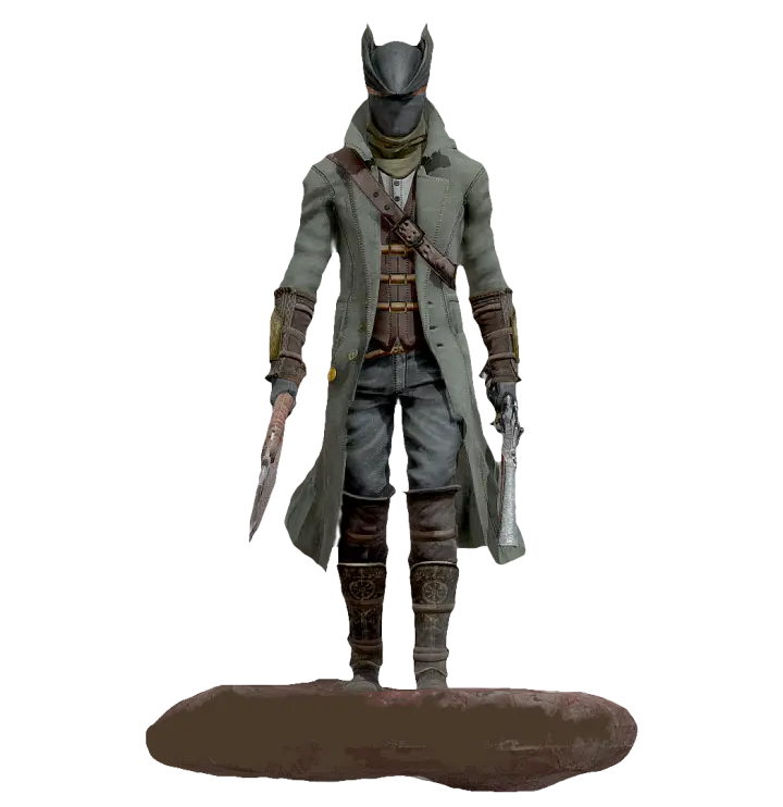 The character of the game 'Bloodborne Curse': Yadan 3D model preview on Freecreat