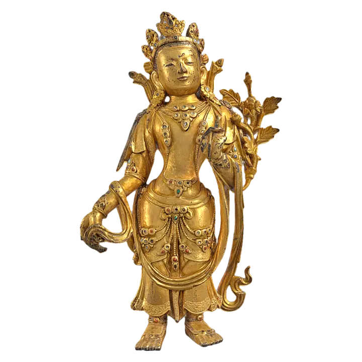 Gilded Bodhisattva Statues of Qing Dynasty 3D model preview on Freecreat