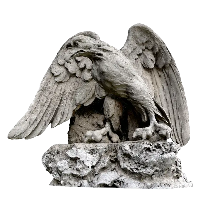 The eagle shaped statue in the central cemetery of Vienna 3D model preview on Freecreat