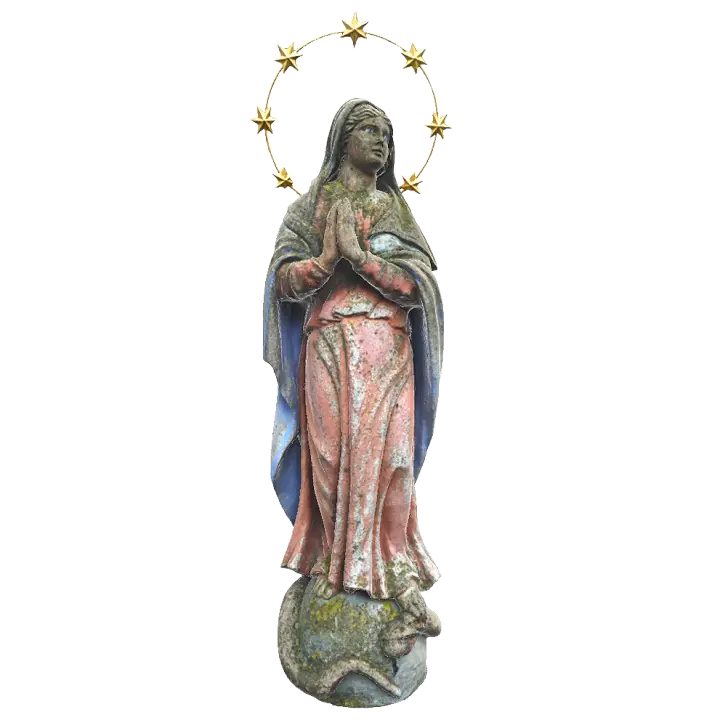 Virgin Mary Statue 3D model preview on Freecreat