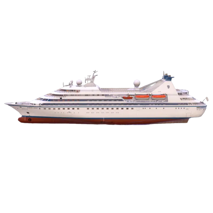 3D model of ocean liner 3D model preview on Freecreat