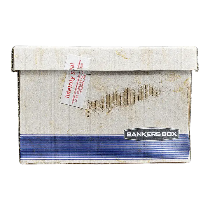 Light colored cardboard box 3D model preview on Freecreat