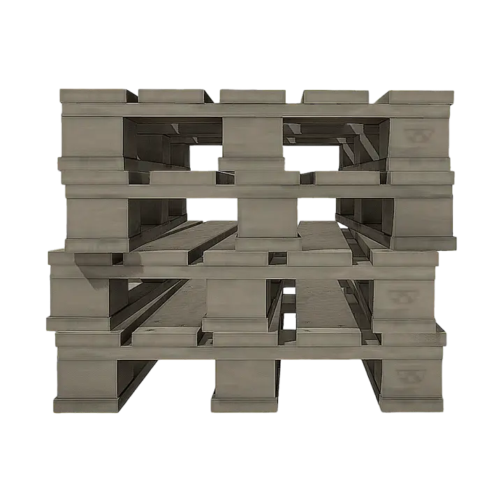 3D model of packing tray stack 3D model preview on Freecreat