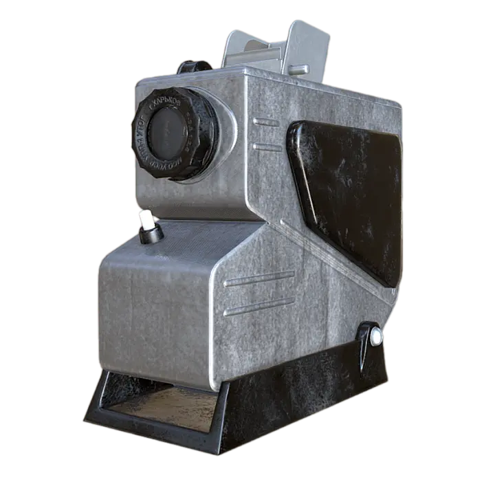 Soviet retro movie projector 3D model preview on Freecreat