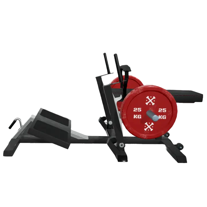 Hip thrust exercise device 3D model preview on Freecreat
