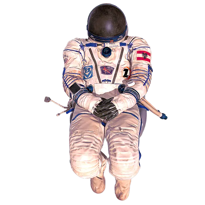 The spacesuit worn by Franz Vierb ö ck 3D model preview on Freecreat